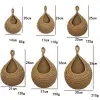 Cross-border storage wall-mounted vegetable and fruit storage, wall-hung vegetable and fruit baskets, woven storage baskets, water drop nets details Picture